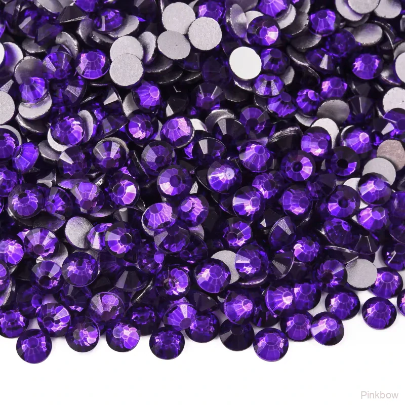 Nalepovací kamínky tmavě fialové Heliotrope 4,8mm