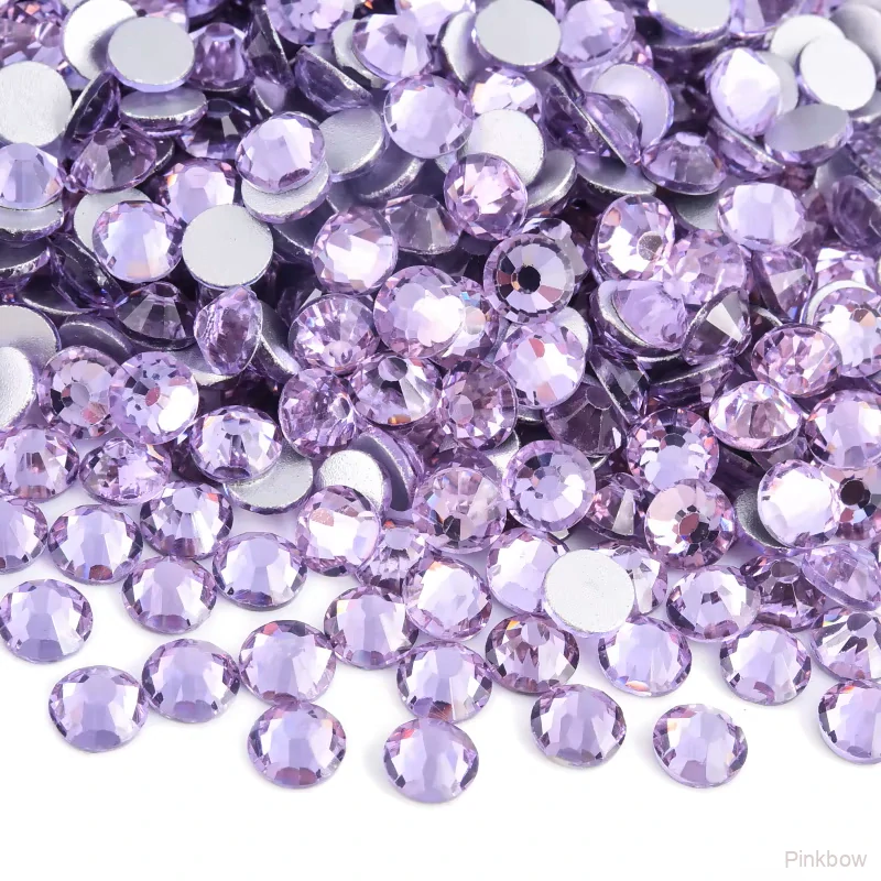 Nalepovací kamínky světle fialové - light violet 4mm