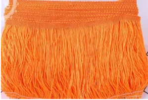 Zářivě oranžové třásně 15 cm