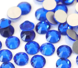 Nalepovací kamínky modrý safír 4mm