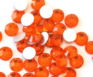 Nalepovací kamínky oranžové 4mm