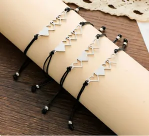 BFF náramky 4 srdce