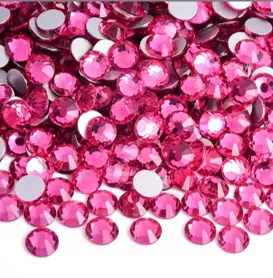 Nalepovací kamínky růžové 4mm