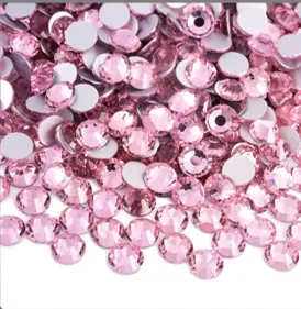 Nalepovací kamínky světle růžové 4mm
