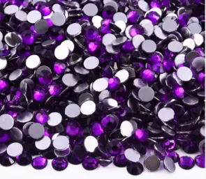 Nalepovací kamínky fialové 4mm