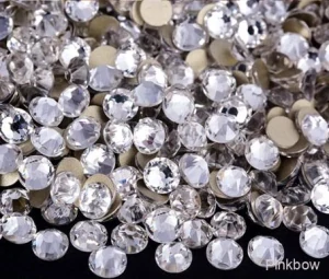 Nalepovací kamínky stříbrné - Crystal 2,9mm