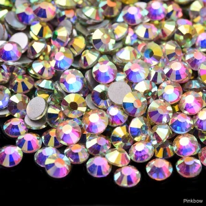 Nalepovací kamínky AB Crystal s duhovými odlesky 4,8mm