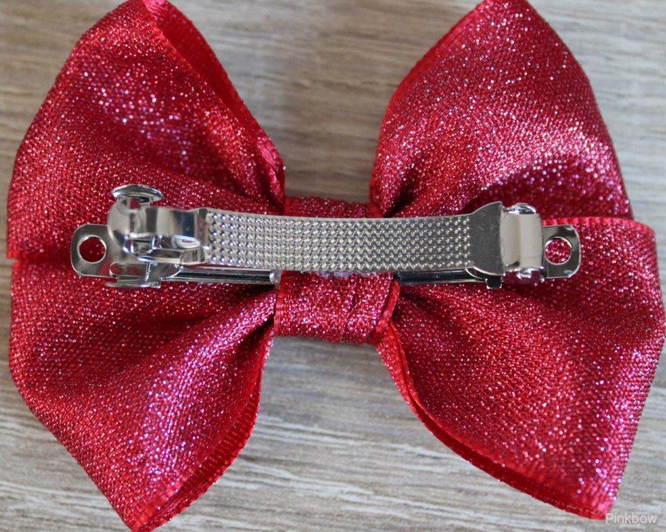 Třpytivá vánoční retro spona