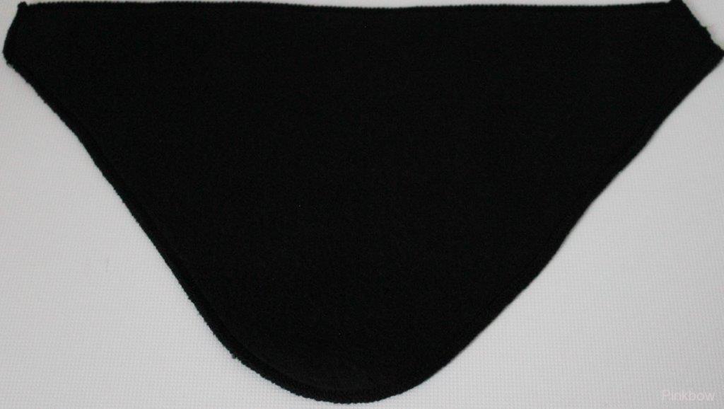 Fleecový šátek pro nejmenší černý