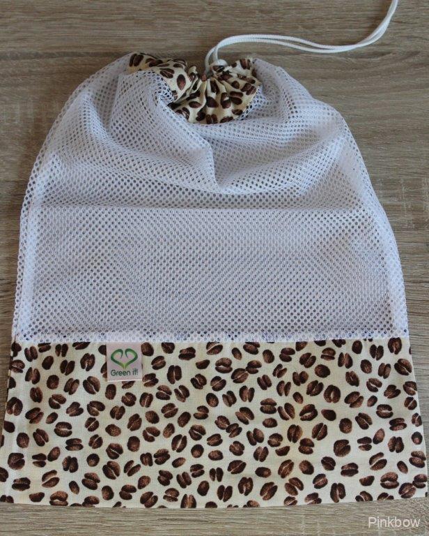 Ekologický nákupní sáček - kávová zrna