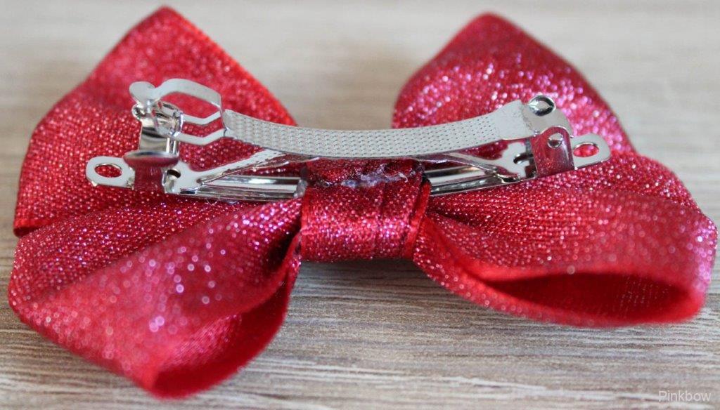 Třpytivá vánoční retro spona