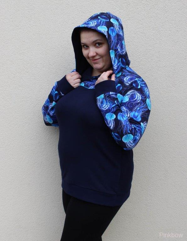 Bavlněný úplet medúzy