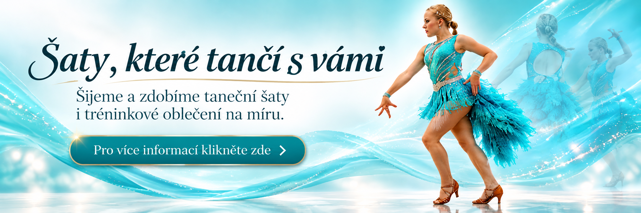 zakázkové šití tanečních šatů